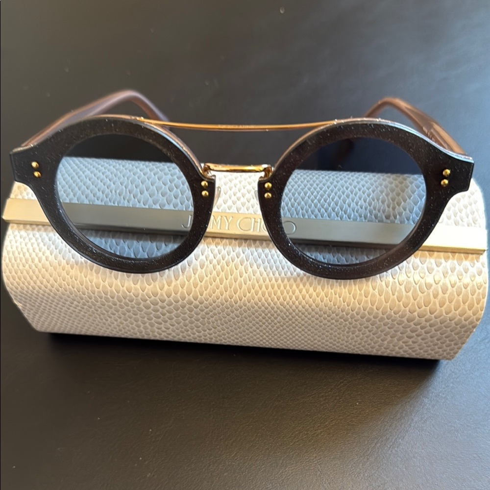 Jimmy Choo Dark Brown Sunglasses
